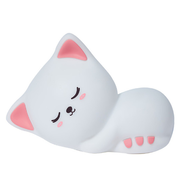 LED Silicone Cat Decompression Pat Light LED Night Light Sleep Night Light Bedside Light